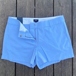NWT J Crew Stretch Chino Short in Light Chambray